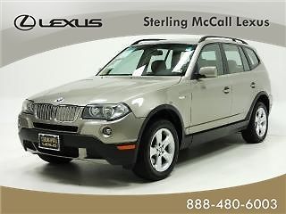 2007 x3 leather pano roof bmw assist wood trim carfax alloy wheels 4wd