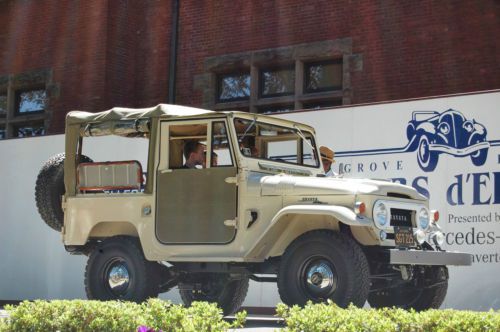 1966 toyota landcruiser factory soft top concours winner