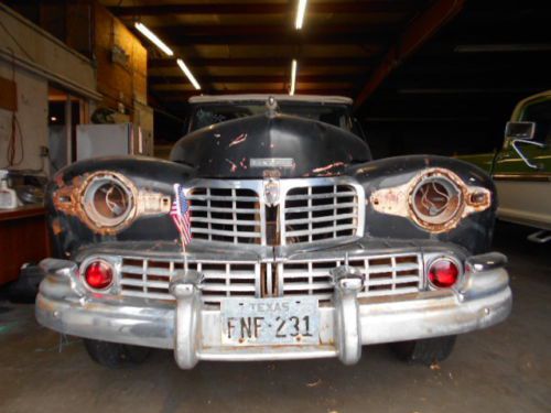 1947 lincoln continental harry truman parade car - barn find - a big project car