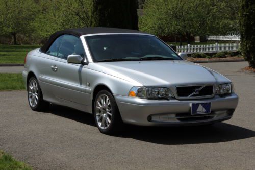 2004 volvo c70 convertible hpt rare only 16k 1 owner excellent condition