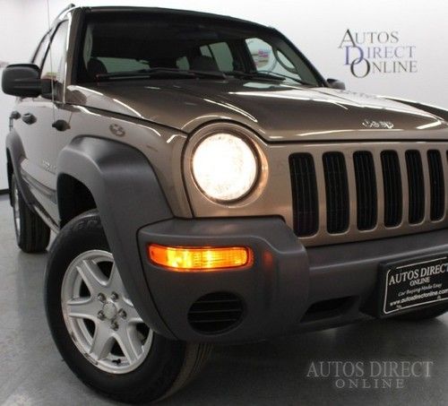 We finance 2002 jeep liberty sport 4wd auto 1 owner clean carfax 3.7l 6cd mroof