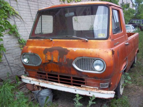 1961 ford econoline pickup truck van gasser project barn find shop truck  e 100