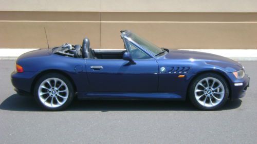 1996 bmw z3 convertable manual low 58k miles 2 owner accident free no reserve!!!