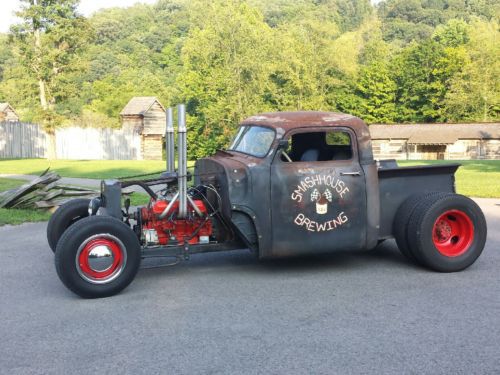 1954 chopped and dropped chevy hot rod/rat rod truck