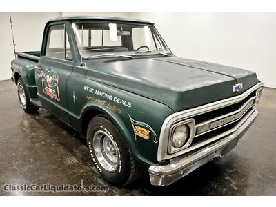 1970 chevrolet c10 stepside pickup 350 automatic ps pb dual exhaust look at this