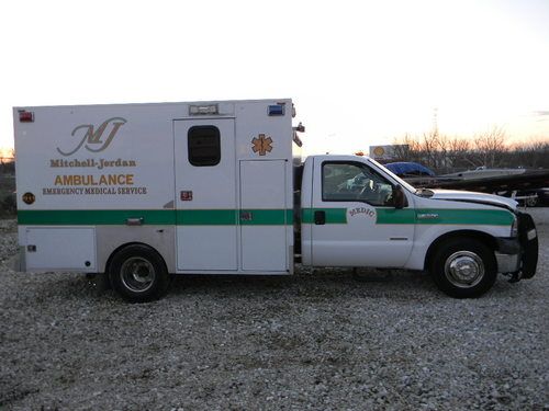 Ford f-350 xlt powerstroke diesel service utility kuv ambulance onan generator