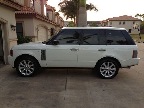 2008 range rover supercharged white