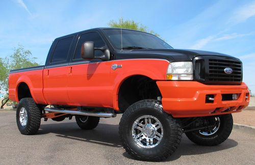 ***no reserve**2004 ford f350 harley davidson lifted diesel crew shorty az clean