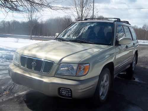 2001 forester awd : gold runs &amp; looks great!   1-owner, heated seats cd &amp;more