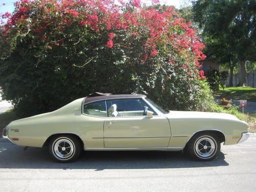 1972 buick skylark 350 suncoupe stunning original 79k documented desired options