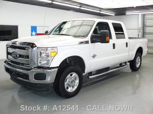 2012 ford f-250 diesel crew 4x4 6-pass side steps 40k! texas direct auto