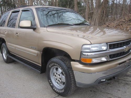 2000 chevrolet tahoe ls 4x4 4dr 5.3ltr 8cyl leather &amp; air highbidwins