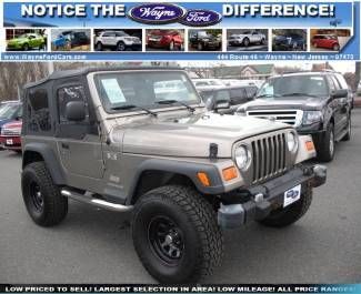 2004 jeep wrangler xmanual trans. very clean in and out runs and drives well