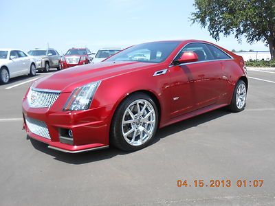 2013 cadillac cts-v coupe/ recaro seats certified