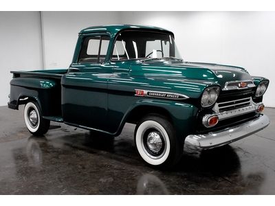 1959 chevrolet apache pickup 235ci inline 6cyl 3 speed manual radio look at this