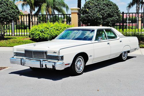 Speical ordered 73 mercury grand marquis brougham triple white 34924 miles mint