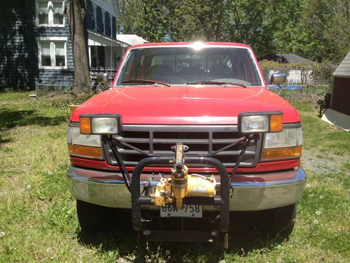 1996 ford f-250 xl king crew cab with meyer snow package