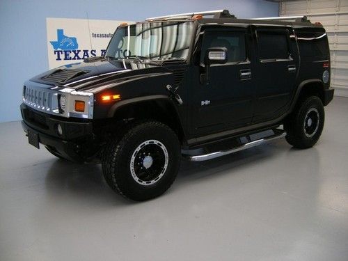 We finance!!!  2007 hummer h2 4x4 auto roof heated seats tow bose 17 rims cd!