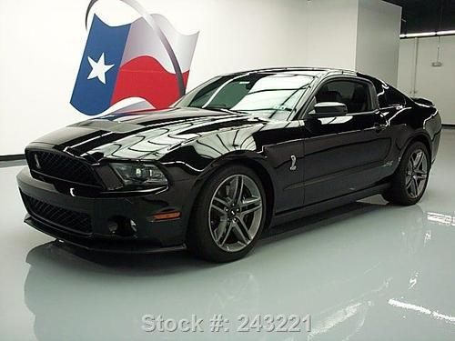 2012 ford mustang shelby gt 500 svt v8 6spd leather 12k texas direct auto