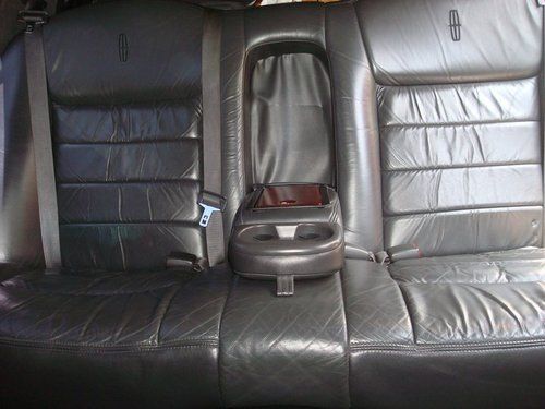 2000 lincoln town car base limousine   4.6l  limo -  silver / black