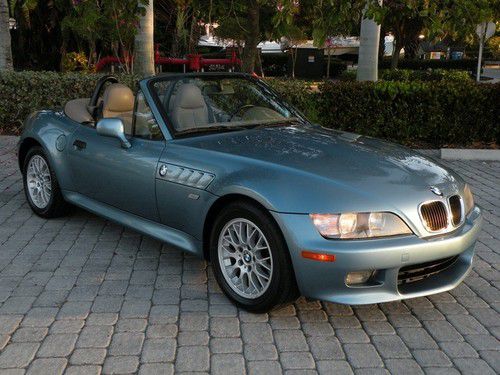 02 z3 2.5i roadster automatic leather sport &amp; premium package florida owned