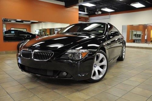Black 645coupe auto leather sport package heated seats financing