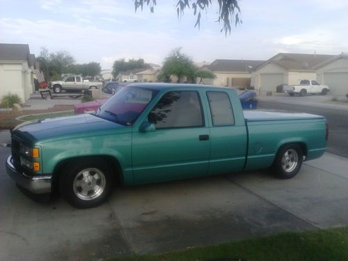 1993 chevy silverado 1500 lowered extended cab show truck 48000 original miles