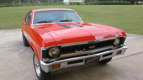 1971 nova * roller * hugger orange * black interior * like camaro and chevelle