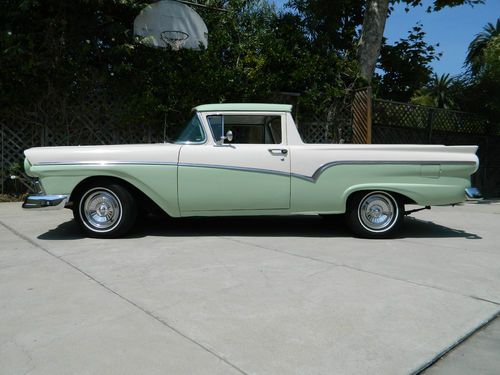 Great driver -go anywhere in this sharp cruiser-rare 50's two-tone luxury pickup