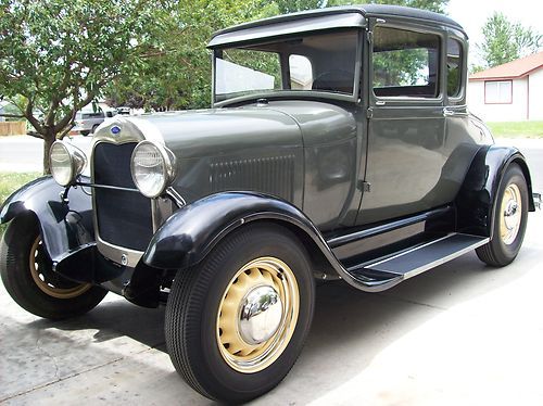 1929 ford model a coupe hot rod rat rod street rod av8