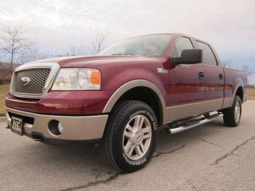 Lariat crew cab 4x4 1 own rare 6.5 ft bed only 51k miles leather immaculate!