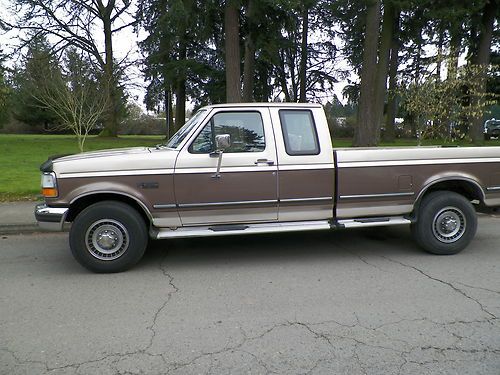 1993 ford f-250 xlt extended cab hd pickup 2-door 7.5l 127k
