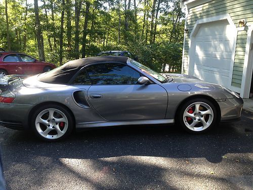 Porsche 911 twin turbo convertible with hard top 2004 only 13000 miles one owner