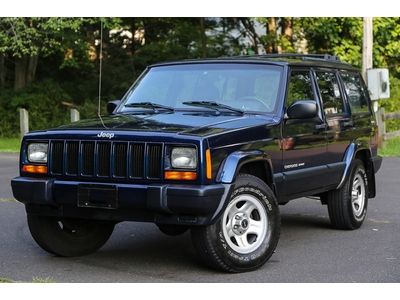 2000 jeep cherokee sport 1 owner l6 4dr auto super low 41k miles clean carfax