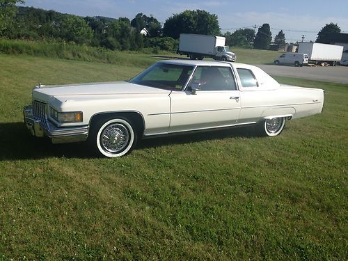 1976 cadillac coupe deville all orig low miles vary clean