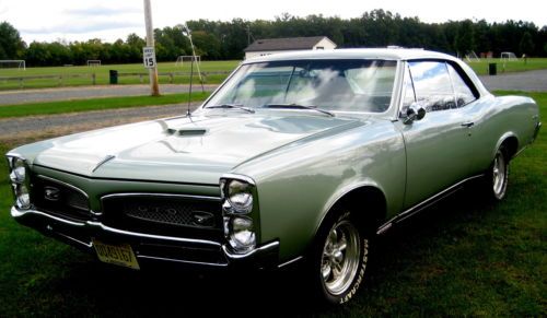 1967 gto recreation,ground-up resto,silver green,black,turbo 400,auto,ps,posiexc
