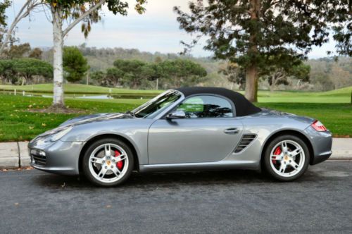 2005 porsche boxster s seal grey one owner.