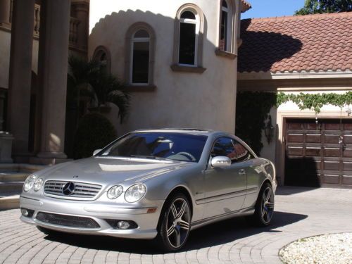 Florida,cl65,amg,silver over ash leather interior,carfax certified,fresh service
