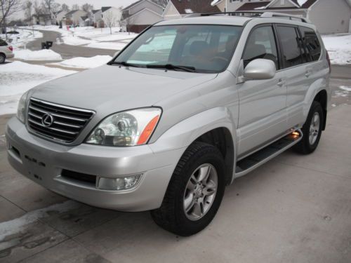 2003 lexus gx470 dvd remote start 3rd row sunroof heated leather new tires