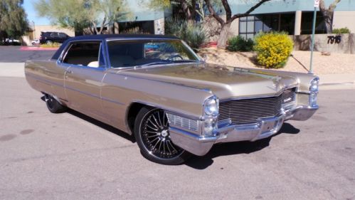 1965 cadillac coupe deville, 429ci v8, fully redone, custom 20&#034; wheels, lowered