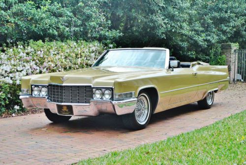 Amazing 1969 cadillac deville convertible cold a/c drive this car coast to coast