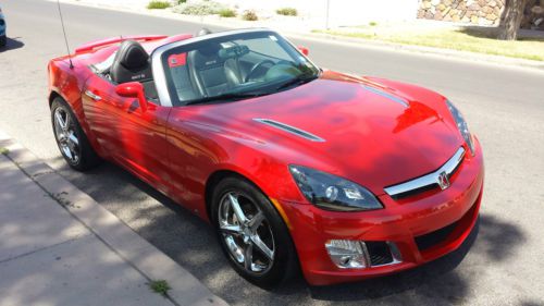 2008 saturn sky red line convertible 2-door 2.0l. chili pepper red, excellent!!!