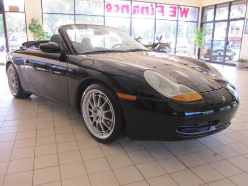 1999 porsche 911 carrera cabriolet - great condition - convertible - black