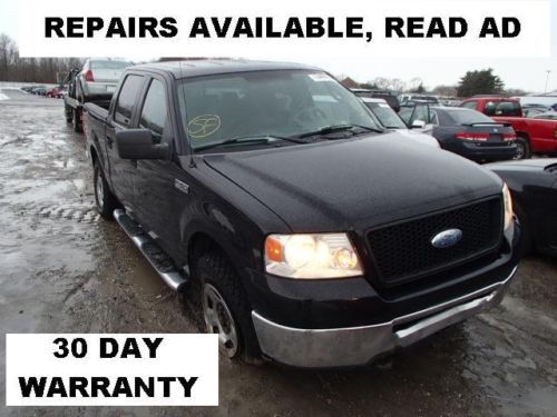 2006 ford f-150 crew cab 4x4 black new body style 4 door roush intake automatic