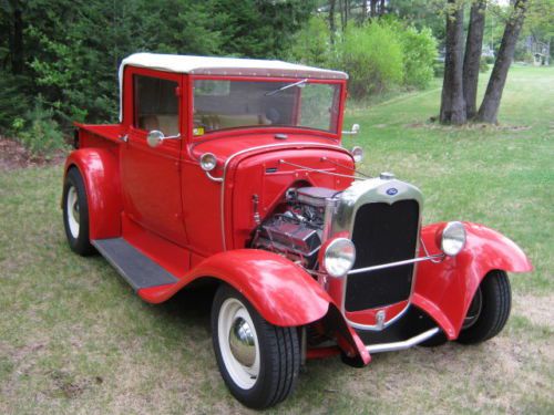 1931 ford convertable pick  up  (hot rod - street rod)
