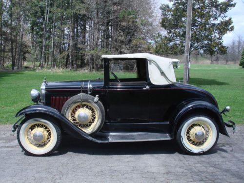 1931 model a ford cabriolet convertable