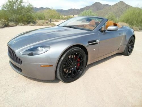 2008 aston martin v8 vantage convertible, perfect condition, only 16k miles