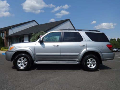 No reserve 2007 toyota sequoia sr5 4x4 4.7l v8 leather sunroof one owner wow!!!