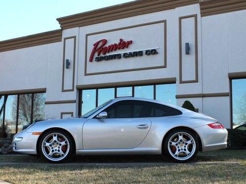 Carrera s only 8,000 miles, silver/black, full leather..6-speed