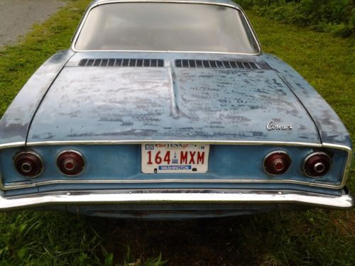 1966 chevrolet corvair matching numbers, owners manual original purchase papers.